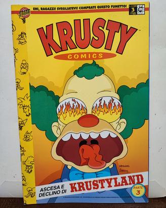 Lotto 3 Fumetti Krusty – Collezione Completa 1995 