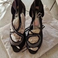 scarpe da ballo pelle tg 36 nere