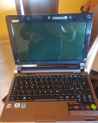notebook 7 pollici  mini acer one n270