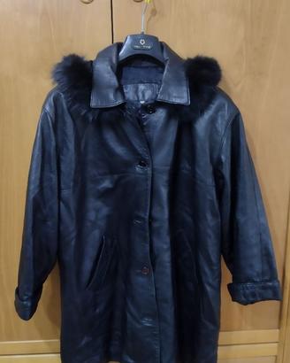 Cappotto pelle donna