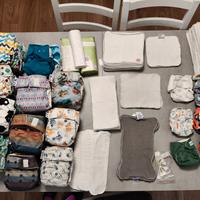 Set pannolini lavabili newborn+taglia unica