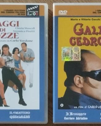 N.2 DVD di Carlo Verdone.