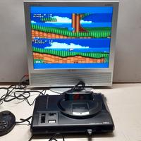 sega mega drive con gioco Sonic