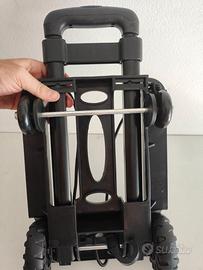 Trolley carrellino porta zaino nero