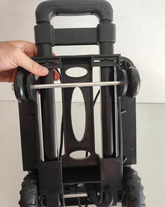 Trolley carrellino porta zaino nero