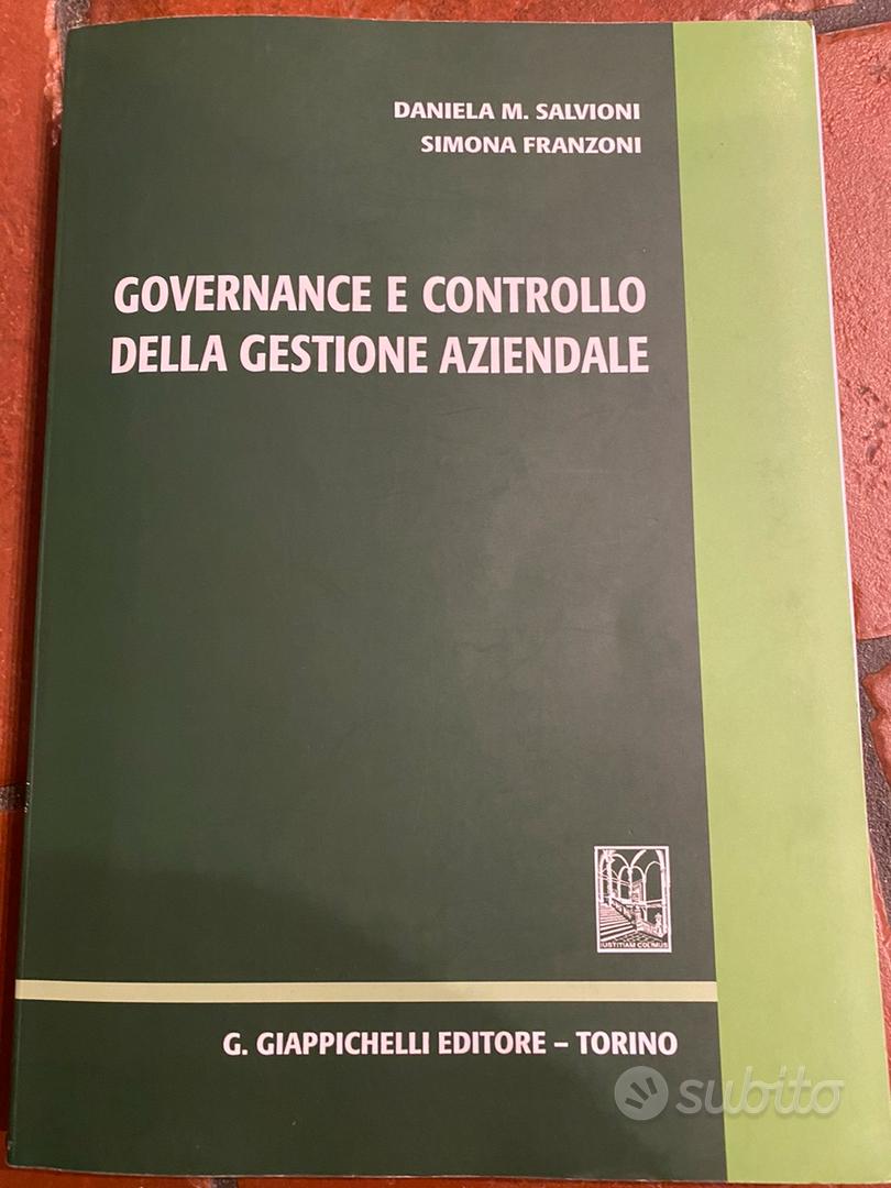 Governance e controllo della gestione aziendale - Libri e Riviste In vendita  a Bergamo