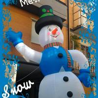 pupazzo di neve gonfiabile