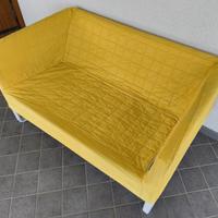 Divano a 2 Posti Giallo - Ikea Knopparp