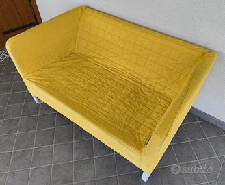 Divano a 2 Posti Giallo - Ikea Knopparp
