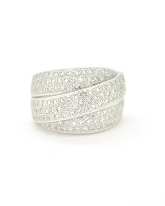 Anello a fascia con diamanti Ct 1,40
