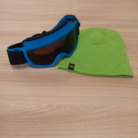 Maschera da neve e berretto lana