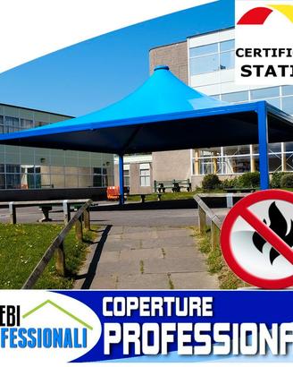 Copertura gazebo padiglione 10x10 certificato