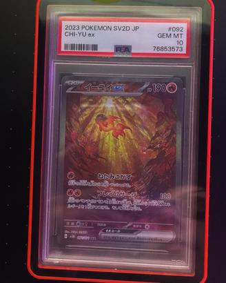 Carta Pokemon Chi-Yu ex PSA 10 sv2D 092/071