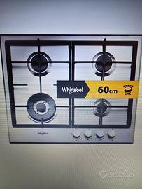 Whirlpool piano cottura a gas GMR6422/IXL