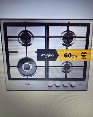 Whirlpool piano cottura a gas GMR6422/IXL