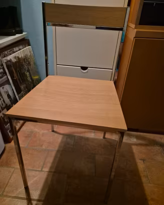 4 sedie metallo e rovere Veneta Cucina