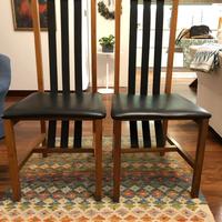 N. 6 sedie in legno design Carlo Scarpa