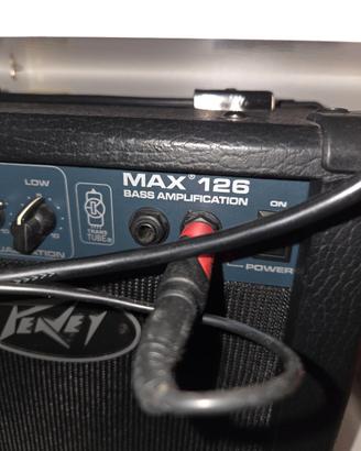 Basso elettrico ibanez con mini amplificatore peav