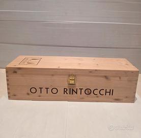 Cassetta vino legno Otto Rintocchi Mocine