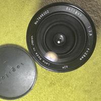 obiettivo Soligor 28mm M42 + anello adattatore PK
