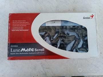 Tastiera multimediale Slim Genius LuxeMate Scroll