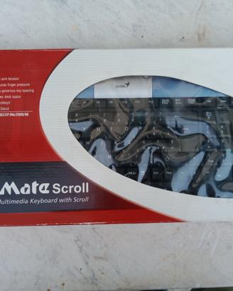 Tastiera multimediale Slim Genius LuxeMate Scroll