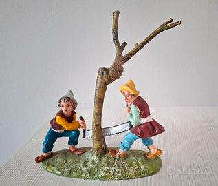 statuine presepe diorama Depose 