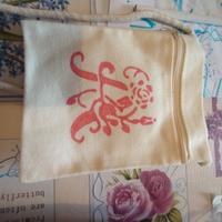 borsina piccola di stoffa personalizzata