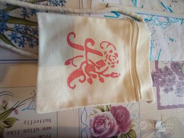 borsina piccola di stoffa personalizzata