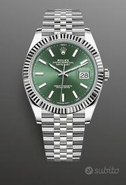 Rolex Datejust 41 126334 Verde menta jubilee