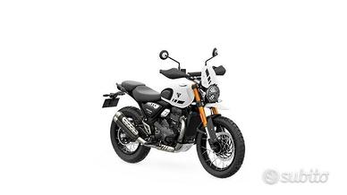 TRIUMPH SCRAMBLER 400 XC WA VANILLA WHITE