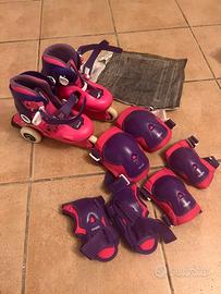 Pattini 26/28 con protezioni abbinate