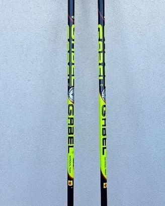 Bastoni Sci Gabel Racing con passamano e kit ricam