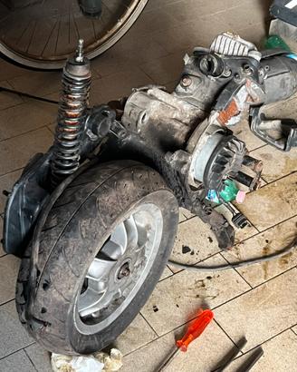 Blocco Piaggio zip, quattro tempi