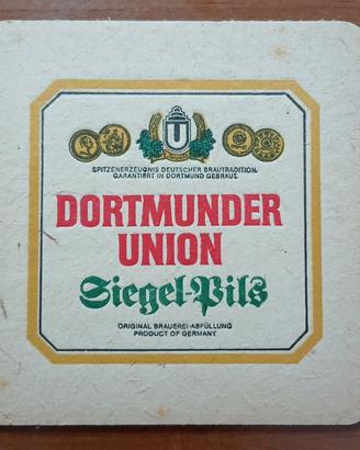 SOTTOBICCHIERI BIRRA DORTMUNDER UNION ANNI '80