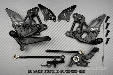 Pedane arretrate MV AGUSTA BRUTALE B3 675 800 2012
