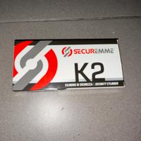 Cilindro Securemme K2 3200 QCS mm 30-30