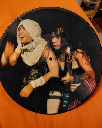 IRON MAIDEN Raro picture disc intervista 1987