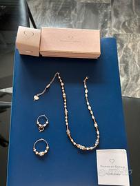 Collana e orecchini Maman et Sophie nuovi