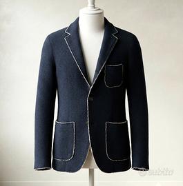 Blazer uomo Benetton blu navy  taglia 46