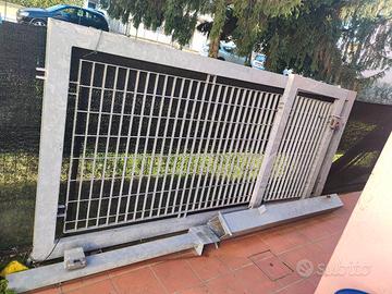 Cancello zincato 3mt con cancelletto