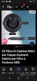 Filtro ai carboni attivi.