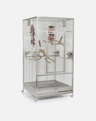 Voliera in acciaio inox gabbia per uccelli gabbia