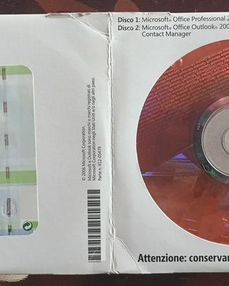 software Microsoft Office Professional 2007 ITA