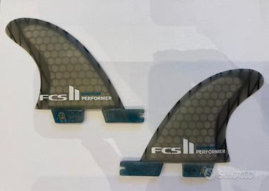 FCS 2 PERFORMER QUAD REAR PCC SMALL PINNE SURF