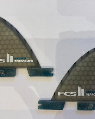 FCS 2 PERFORMER QUAD REAR PCC SMALL PINNE SURF