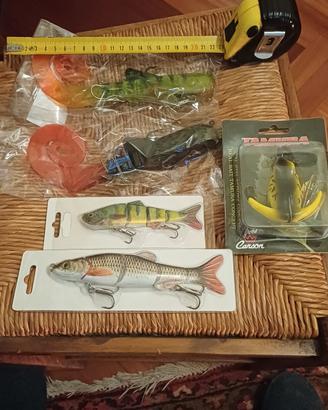 Esche da luccio black bass predatori