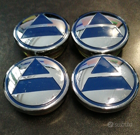 AUTOBIANCHI coprimozzi cromati per cerchi Cromodor