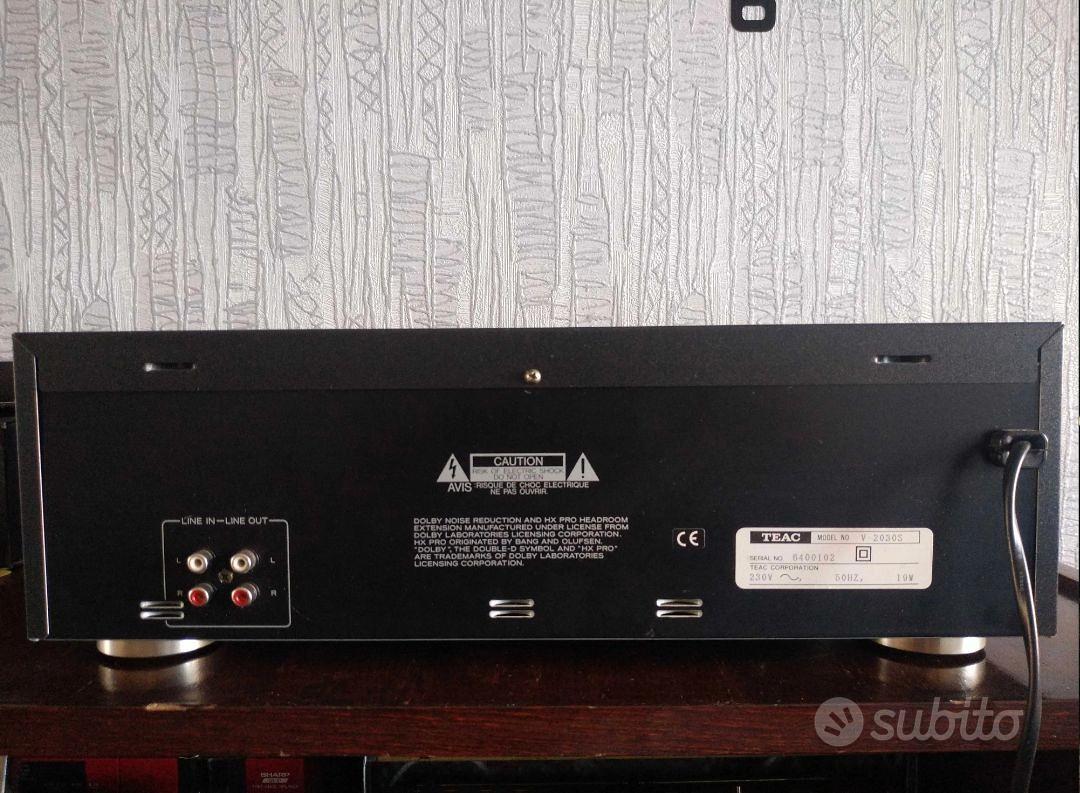 Deck Cassette Tape Teac V-2030S - Audio/Video In vendita a Palermo