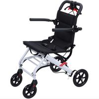 Sedia a rotelle pieghevole, per disabili e anziani